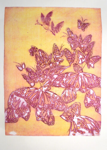 Etching, print making, Migration