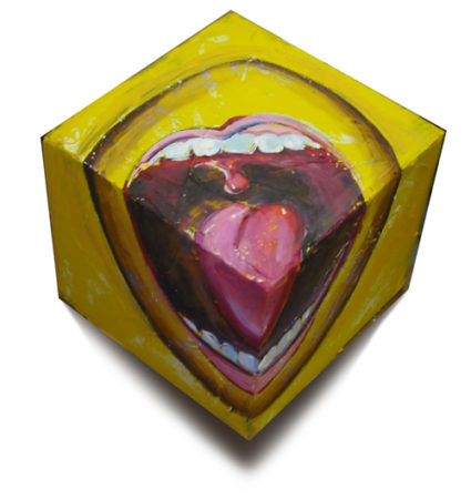 Larger than the Box, upcycled sculpture