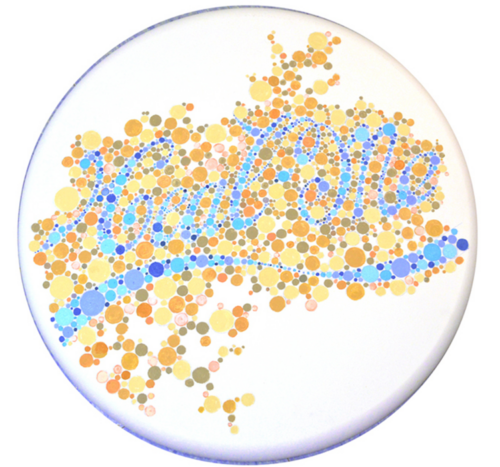 Color Vision - IV, acrylic on canvas, by Tania Sen