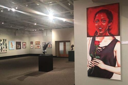 Depicting Her Essence - II, oil on canvas, by Tania Sen