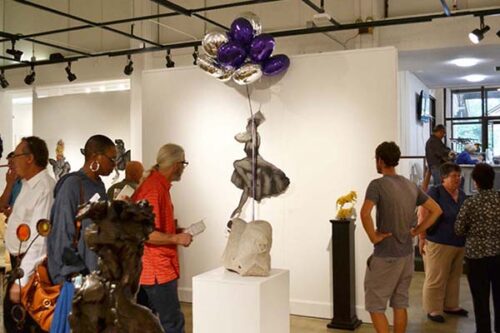 Please Touch, sculpture at Monmouth Museum