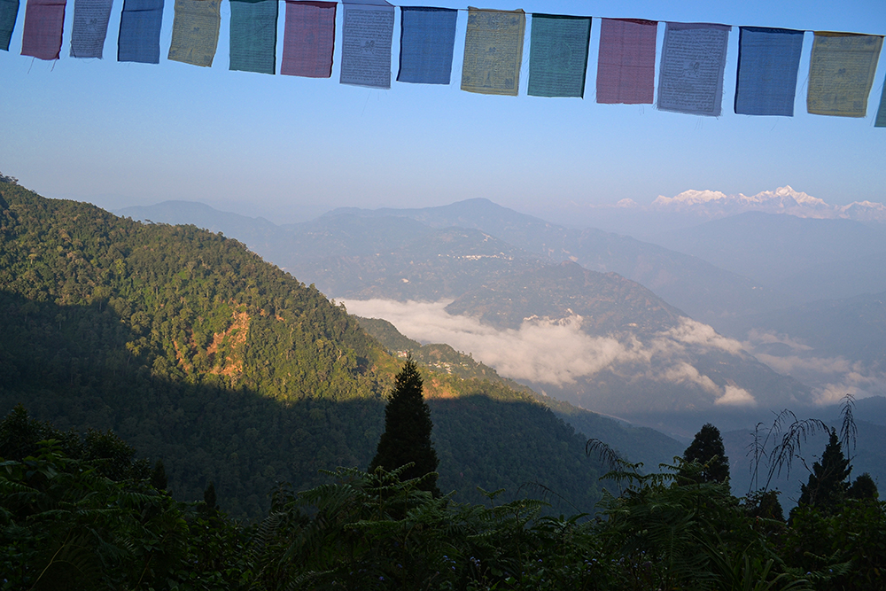 Prayer Flags on the Mountains