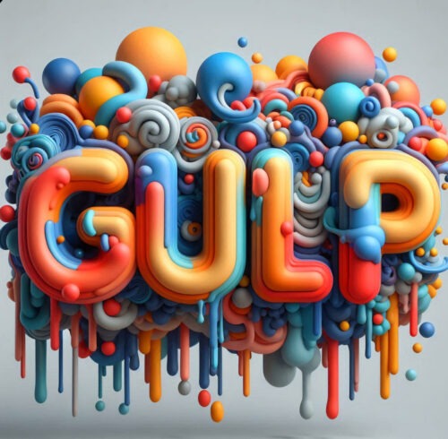 Gulp, co-created with DallE