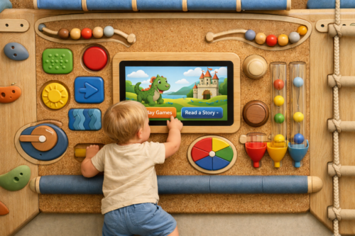 toddler grow wall, learning playset/ai lookbook